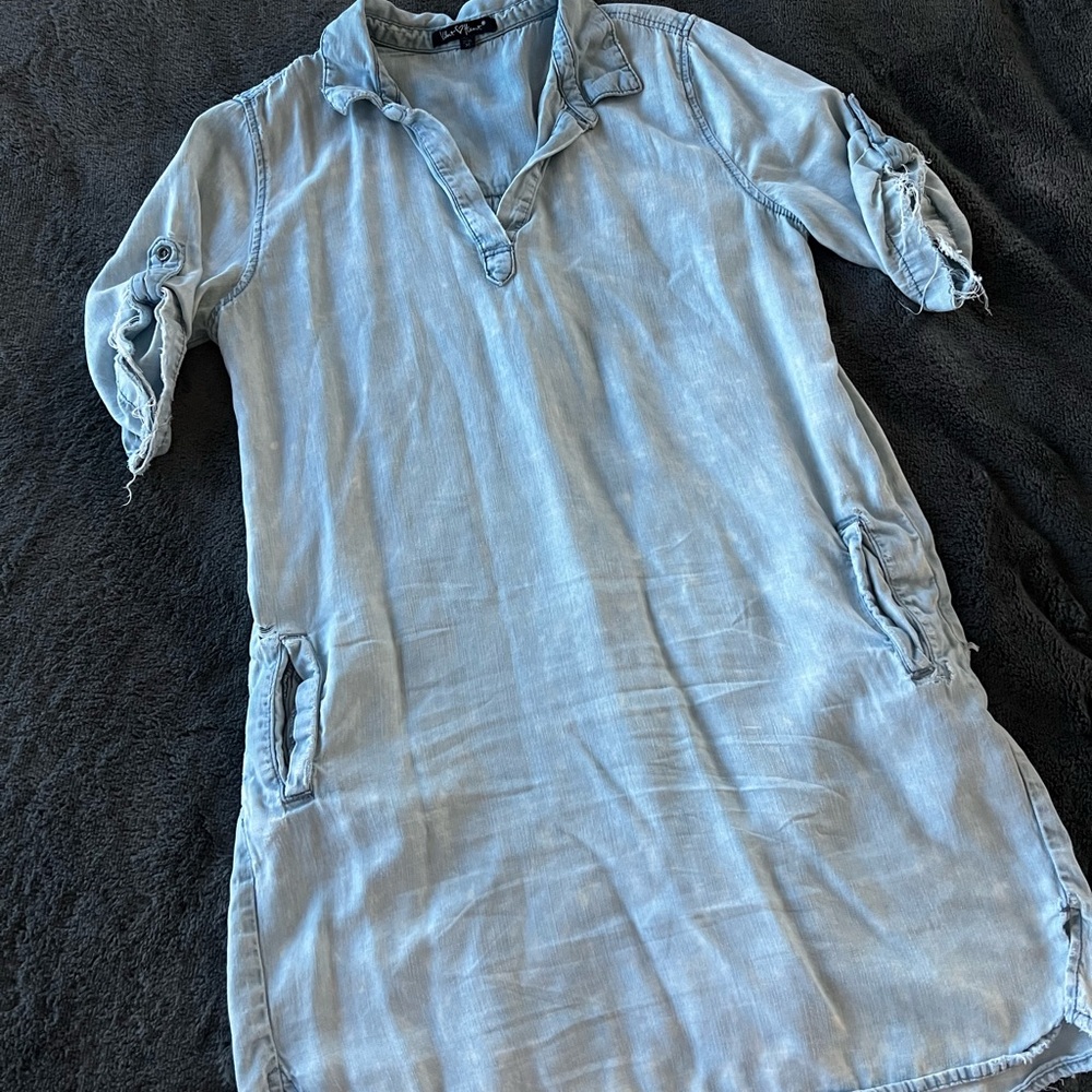 Soft Denim Casual Dress